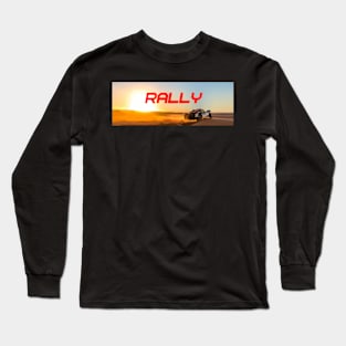 RALLY Sticker & Banner Long Sleeve T-Shirt